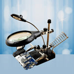 Lente d'ingrandimento LED 2.5X/7.5X/10X con base regolabile