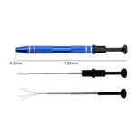 2pcs IC Chip Picker Componenti elettronici Componenti Picker Condensatore IC Grabber Clips, 2pcs Blue, 2pcs Black, 2pcs Gold, 2pcs Silver, 2pcs Red, 2pcs Dark Brown