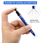 2pcs IC Chip Picker Componenti elettronici Componenti Picker Condensatore IC Grabber Clips, 2pcs Blue, 2pcs Black, 2pcs Gold, 2pcs Silver, 2pcs Red, 2pcs Dark Brown