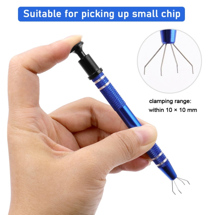 2pcs IC Chip Picker Componenti elettronici Componenti Picker Condensatore IC Grabber Clips, 2pcs Blue, 2pcs Black, 2pcs Gold, 2pcs Silver, 2pcs Red, 2pcs Dark Brown