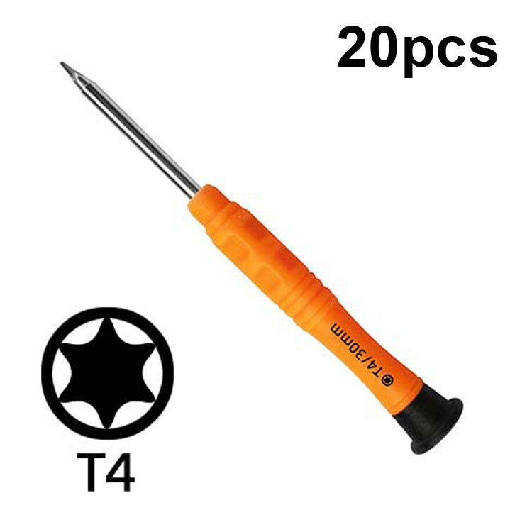 20pcs Mini Anti-slip Screwdriver Mobile Phone Disassembly Maintenance Tools, 1.5 Phillips, 1.5 Straight, 2.0 Phillips, 2.0 Straight, 1.2 Phillips, 1.2 Five Star, 0.8 Five Star, 0.6Y, T2, T3, T4, T5, T6