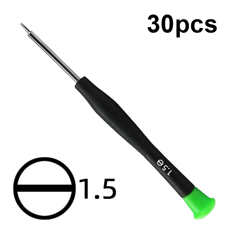 Strumento di manutenzione dell'orologio del telefono cellulare di Digitahi del lotto della vite del cappello di colore 30pcs, 1.5 Phillips, 1.5 Straight, 0.8 Five Star, 0.6 Y Shape, T2 Hexagon, T5 Hexagon