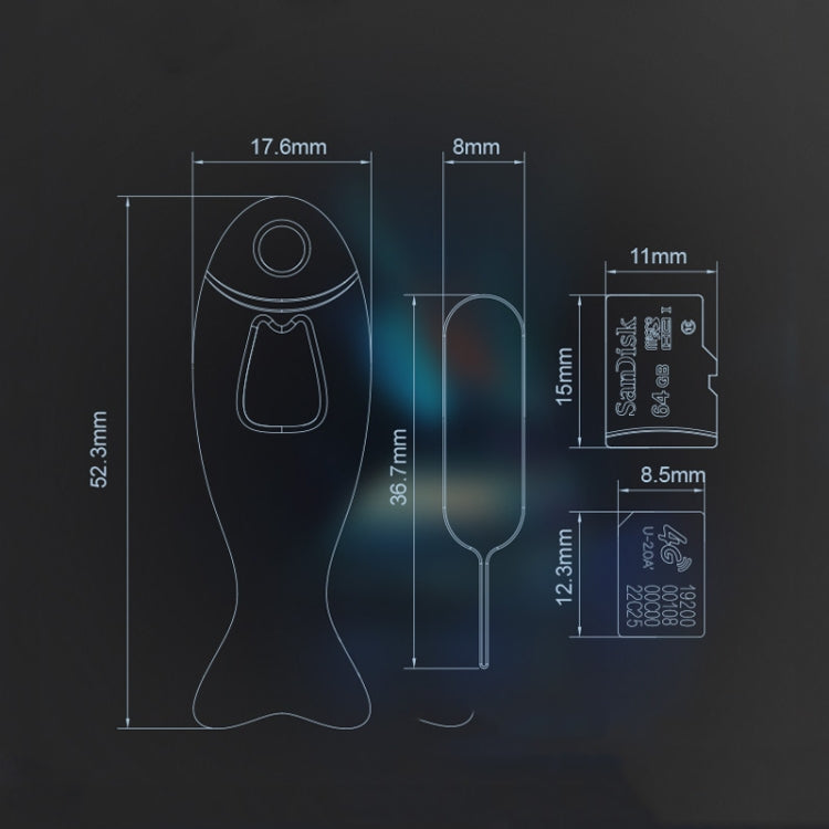 5 Aghi per Rimozione Schede SIM e SD in Silicone