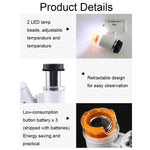 Microscopio ottico 60X con luce LED per banconote