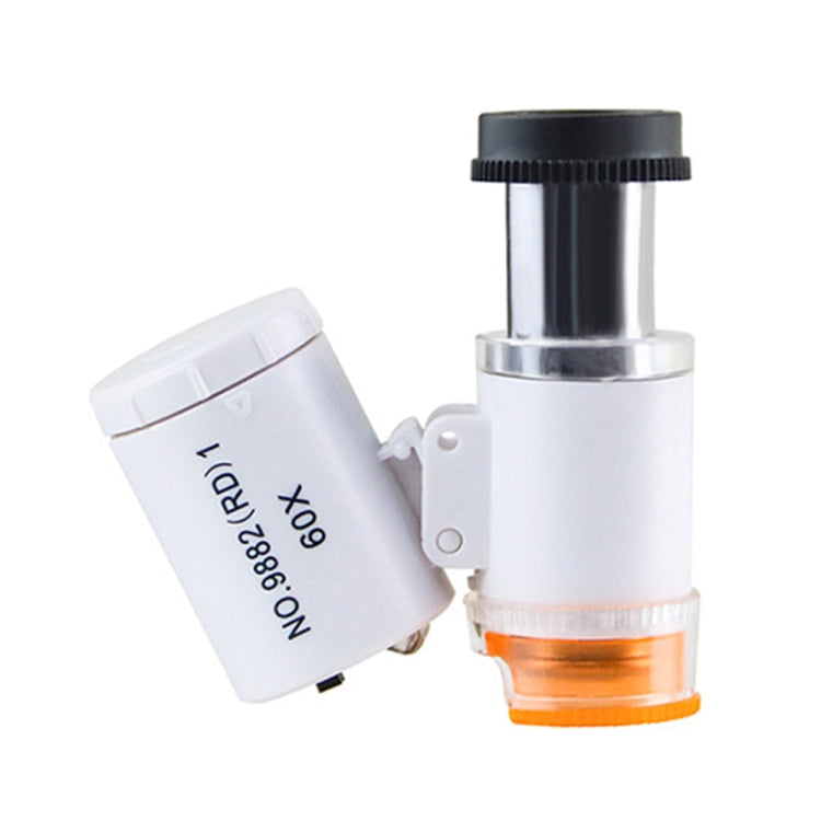Microscopio ottico 60X con luce LED per banconote