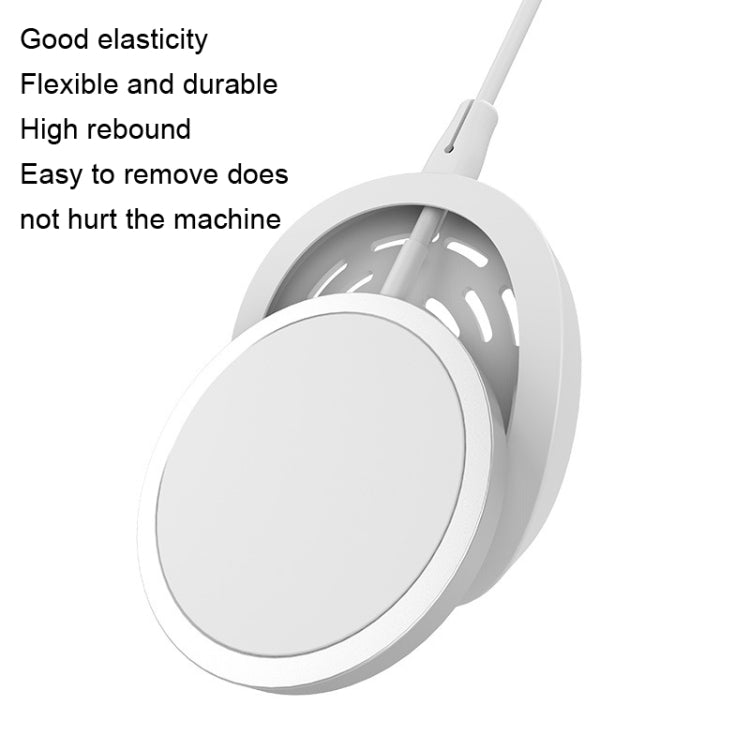 Custodia in silicone per caricabatterie wireless Magsafe