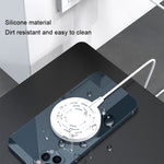 Custodia in silicone per caricabatterie wireless Magsafe