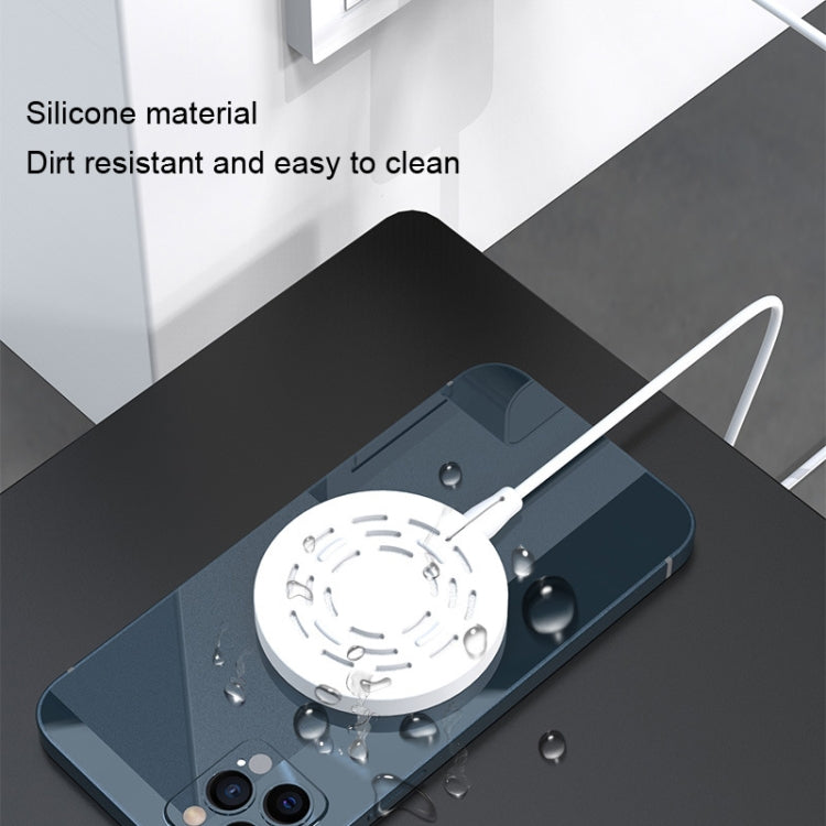 Custodia in silicone per caricabatterie wireless Magsafe