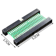 Adattatore da 2,5 pollici per disco elettronico IDE maschio a maschio a 44 pin, 44 Pin Male To Male IDE