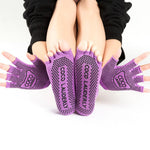 Guanti sportivi antiscivolo per yoga a dita aperte + set di calze yoga a cinque dita, Gloves+Socks Black, Gloves+Socks Grey, Gloves+Socks Red, Gloves+Socks Purple, Gloves+Socks Blue, Gloves+Socks Open Toe Black, Gloves+Socks Open Toe Gray              ...