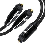 Cavo digitale ottico audio EMK da 1 a 2, EMK 1 to 2