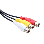 Cavo audio AV da USB a 3 bus RCA 1 maschio 3 femmina, 25cm, 1.5m