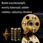 Spinner fidget in ottone puro EDC 45x20 mm