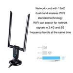Scheda di rete wireless da 1200 m Ricevitore WiFi 802.11AC USB3.0 a doppia frequenza 2.4G/5.8G, 1200m USB3.0