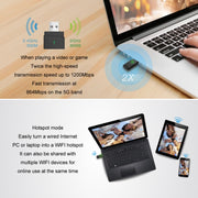 BT5.0 AC1200M Dual Band 2.4G + 5.8G USB3.0 Scheda di rete Gigabit wireless, AC1200M USB3.0