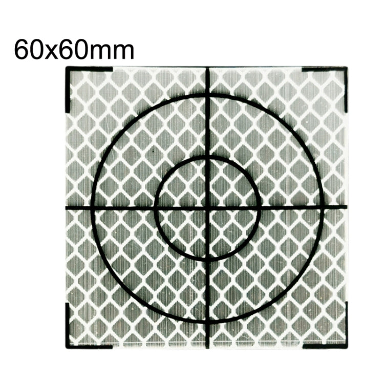 FP001 100 pz Diamante Tunnel Mappatura Adesivo Riflettente Monitoraggio Punto di Misurazione Adesivo, Dimensioni:, 60x60mm, 60x60mm With Triangle