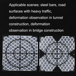 Adesivo riflettente autoadesivo 60x60mm per monitoraggio