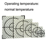 FP001 100 pz Diamante Tunnel Mappatura Adesivo Riflettente Monitoraggio Punto di Misurazione Adesivo, Dimensioni:, 60x60mm, 60x60mm With Triangle