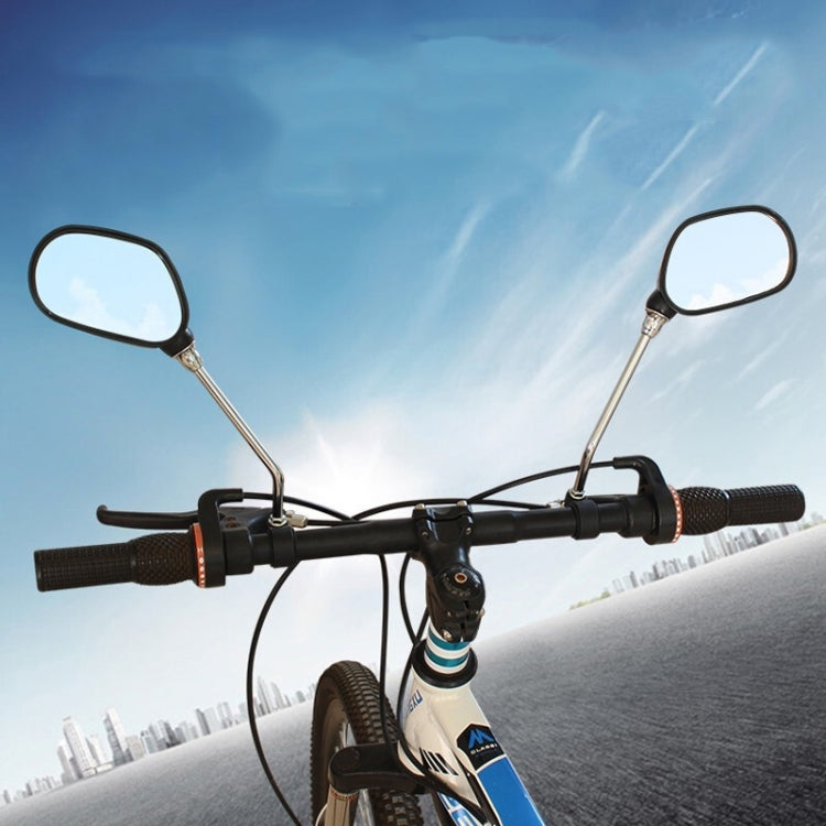 Specchietti retrovisori per bicicletta 2 paia con riflettore