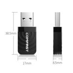 Ricevitore del trasmettitore WIFI della scheda di rete Gigabit wireless USB senza driver, 2