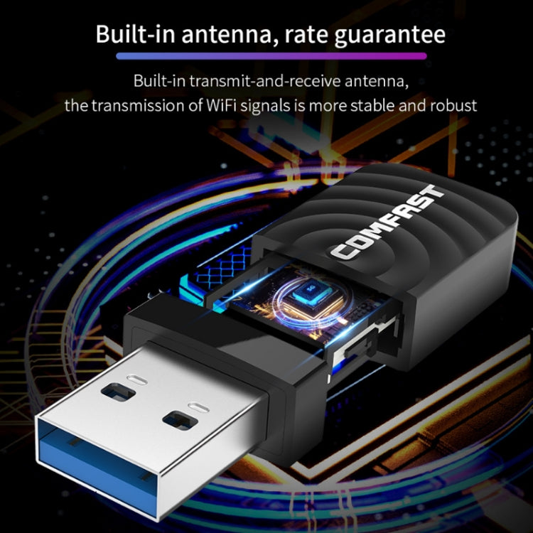 Ricevitore del trasmettitore WIFI della scheda di rete Gigabit wireless USB senza driver, 2