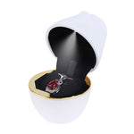 017257 Scatola di immagazzinaggio della collana dell'anello del riflettore a LED a forma di rosa senza gioielli, specifiche:, 017257 Ring(Red), 017257 Ring(Royal Blue), 017257 Ring(White), 017257 Ring(Pink), 017257 Ring(Green), 017257 Pendant(Red)     ...