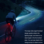 Set di lampade da guida a LED per esterni con ricarica USB per bicicletta, stile:, Front Light, Tail Light, Front Light+Tail Light
