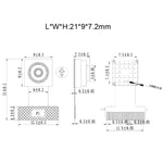 Modulo telecamera OV2640 2MP 24Pin DVP per smartphone