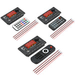 JX-Y04 Scheda di decodifica Bluetooth con schermo a colori 12V 50W, supporto FM / chiamata / registrazione, JX-Y04 White, JX-Y04 Black, JX-Y04 Black White