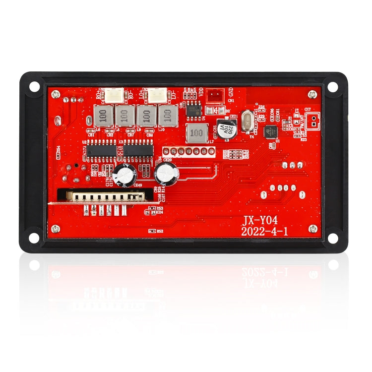 JX-Y04 Scheda di decodifica Bluetooth con schermo a colori 12V 50W, supporto FM / chiamata / registrazione, JX-Y04 White, JX-Y04 Black, JX-Y04 Black White