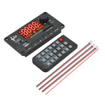JX-Y04 Scheda di decodifica Bluetooth con schermo a colori 12V 50W, supporto FM / chiamata / registrazione, JX-Y04 White, JX-Y04 Black, JX-Y04 Black White