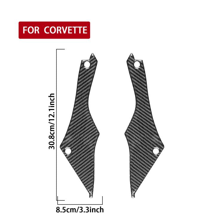 Adesivo per telaio interno della portiera posteriore per Chevrolet Corvette C8, 2 pezzi/set