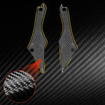 Adesivo per telaio interno della portiera posteriore per Chevrolet Corvette C8, 2 pezzi/set