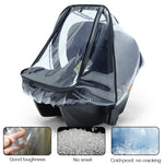Parapioggia per seggiolino di sicurezza per bambini Parapioggia per passeggino in EVA trasparente, Rain Cover