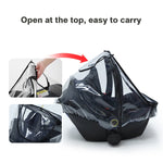 Parapioggia per seggiolino di sicurezza per bambini Parapioggia per passeggino in EVA trasparente, Rain Cover