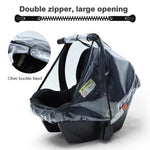 Parapioggia per seggiolino di sicurezza per bambini Parapioggia per passeggino in EVA trasparente, Rain Cover