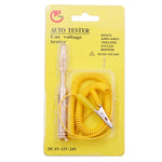 2pcs 6-24V Car Circuit Test Pen Test multifunzionale a LED Test di passaggio Test della luce Test della luce Penna, LED Spring Test Pen