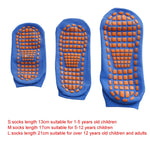 Calzini da trampolino da 4 paia Calzini da pavimento antiscivolo in gomma punteggiata Calzini da yoga, Adult 35-43 Yards