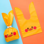 Sacchetto regalo cartone con orecchie coniglio 10x17cm