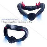 Per Oculus Quest 2 VR Headset 6 pezzi / set Cuscino per cuscinetti per occhi di ricambio, 6pcs/set Face Eye Pad