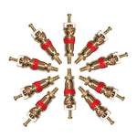 100pcs Valve Core Gas Needle Pneumatici per auto Valvola di scarico per pneumatici a vuoto universale