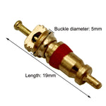 100pcs Valve Core Gas Needle Pneumatici per auto Valvola di scarico per pneumatici a vuoto universale
