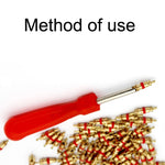 100pcs Valve Core Gas Needle Pneumatici per auto Valvola di scarico per pneumatici a vuoto universale