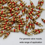 100pcs Valve Core Gas Needle Pneumatici per auto Valvola di scarico per pneumatici a vuoto universale