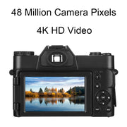 Fotocamera digitale R10 4K HD 48MP con schermo pieghevole retrò, R10