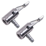 Connettore rapido per tubo della bocca del gas della bocca del pneumatico del tubo della pompa gonfiabile del veicolo da 2 pezzi, Inflatable Pump Adapter, Inflatable Pump Adapter No Deflating, Inflatable Pump Adapter Relieved