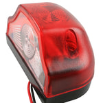 2pcs MK-198 3LED Van / Truck / Trailer Lampada targa a luce bianca, MK-198
