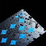 2 paia 54 carte da gioco in plastica impermeabile da tavolo da poker carte da gioco magiche in PVC, Blue, Red