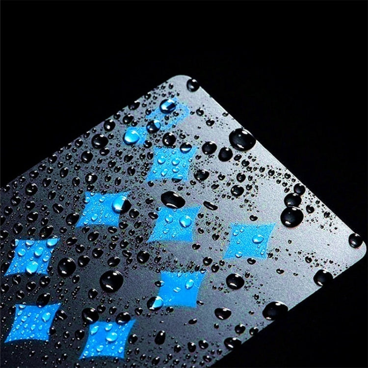 2 paia 54 carte da gioco in plastica impermeabile da tavolo da poker carte da gioco magiche in PVC, Blue, Red