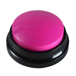 Pet Communication Button Dog Vocal Box Vocalizzatore di registrazione, stile: modello di registrazione, Dark Blue, Light Blue, Green, Purple, Red, Orange, Rose Red, Pink, Yellow, Lake Blue, White